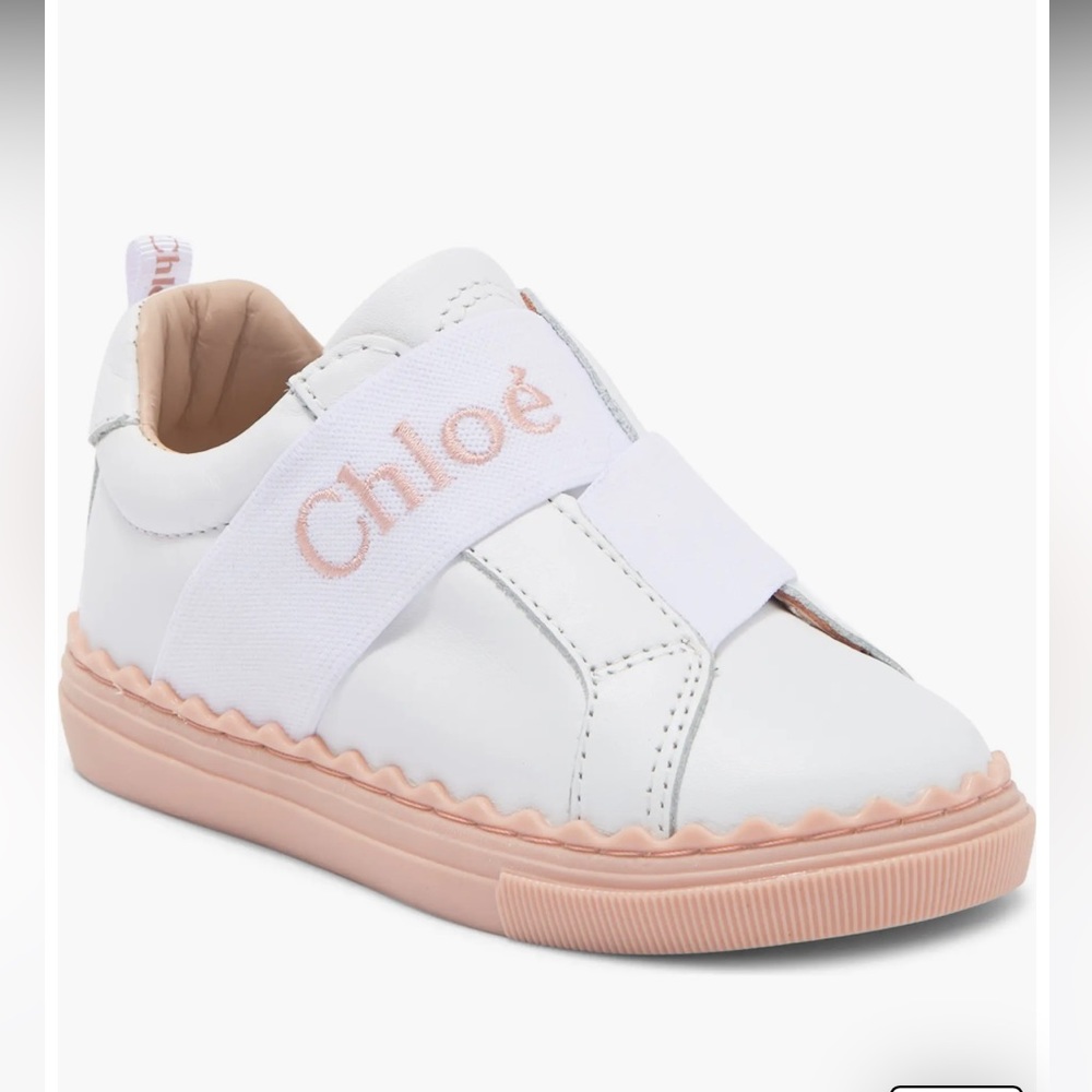 Chloe kids Lauren Logo Slip-on Sneaker